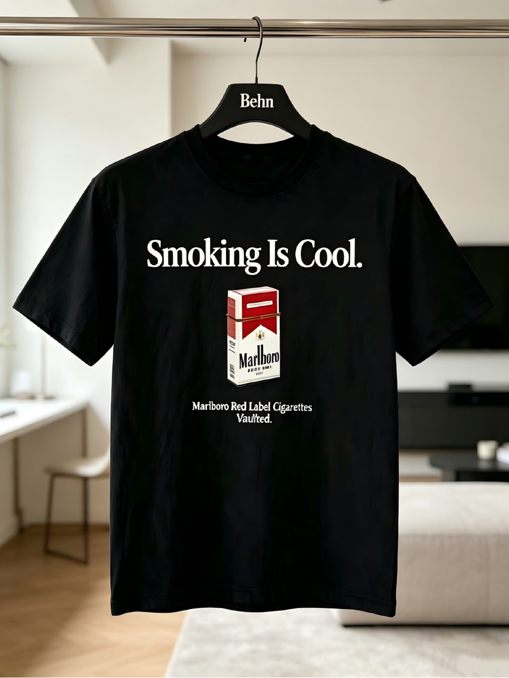 Retro Marlboro Shirt Cigarette Ironic Smoking Is Cool Tee Marlboro T-shirt